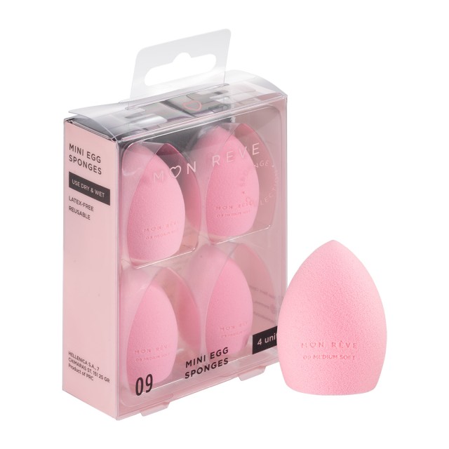 Mon Reve 09 Mini Eggs Sponge Set, 4τμχ