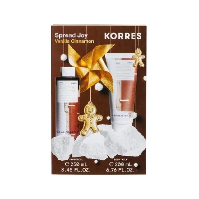 Korres Βανίλια Κανέλα Σετ Αφρόλουτρο 250ml + Γαλάκτωμα Σώματος 200ml