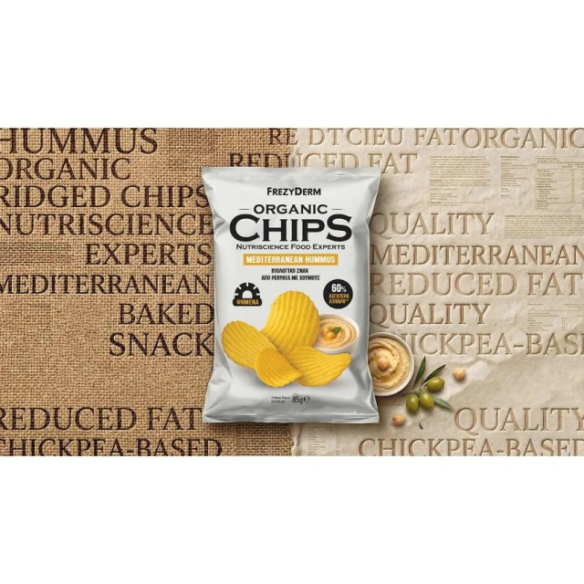 Frezyderm Organic Chips Mediterranean Hummus 85gr