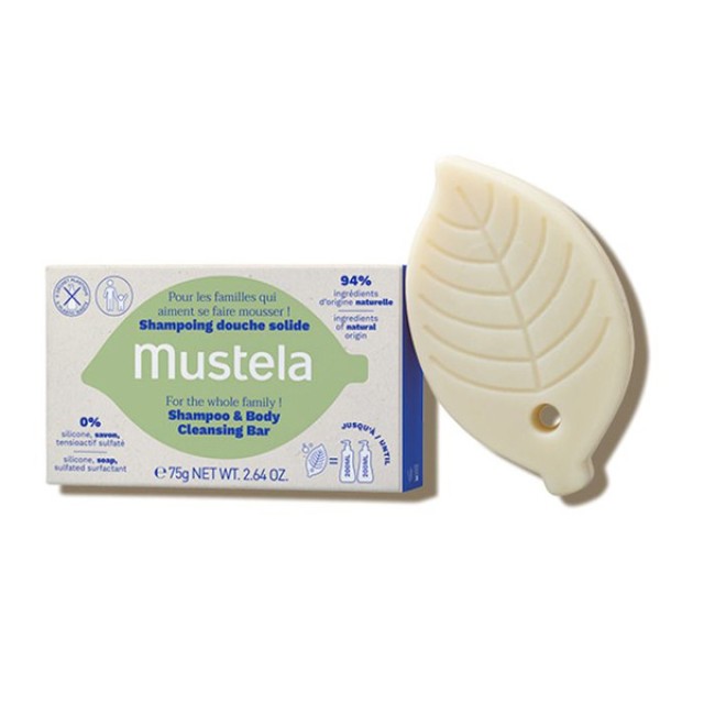 Mustela Hair & Body Cleansing Bar 75g