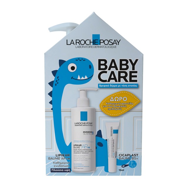 La Roche Posay Set Baby Care Lipikar Baume AP+M 400ml + Δώρο Cicaplast Baume B5+ 15ml