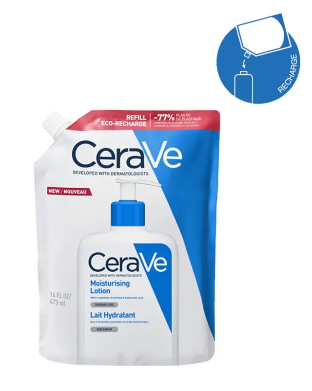 CeraVe Moisturising Lotion Refill Ενυδατικό Γαλάκτωμα για Ξηρό - Πολύ Ξηρό Δέρμα 473ml