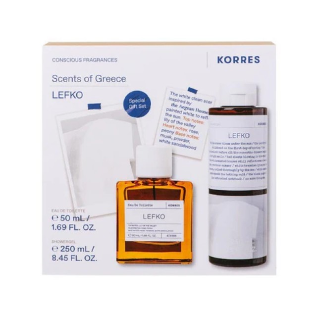 Korres Promo Lefko Eau de Toilette 50ml & Showergel 250ml