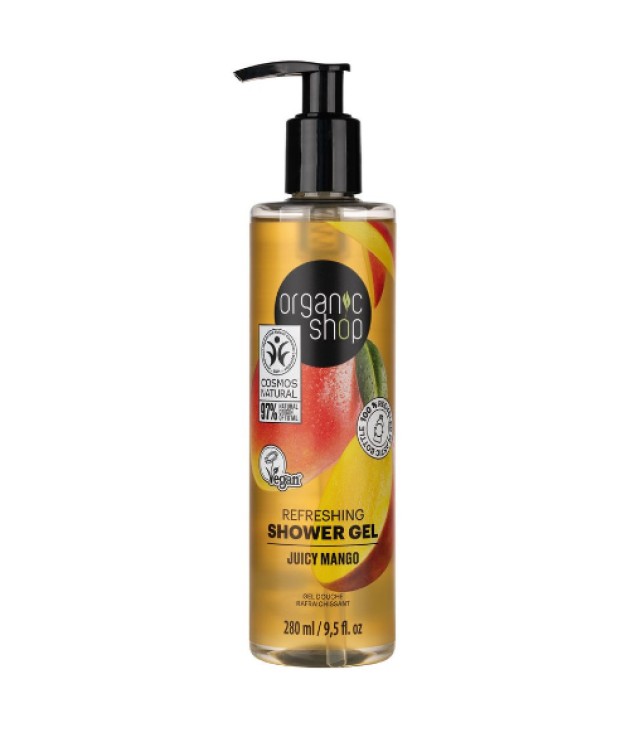 Natura Siberica Organic Shop Αναζωογονητικό Αφρόλουτρο Juicy Mango, 280ml