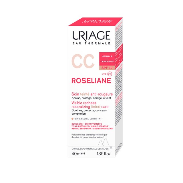 Uriage Roseliane CC Cream SPF30 Medium Tint 40ml
