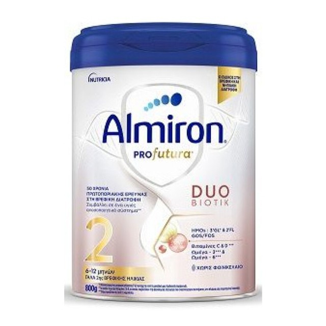 Nutricia Almiron Profutura 2 Γάλα 2ης Βρεφικής Ηλικίας 6-12 μηνών, 800gr