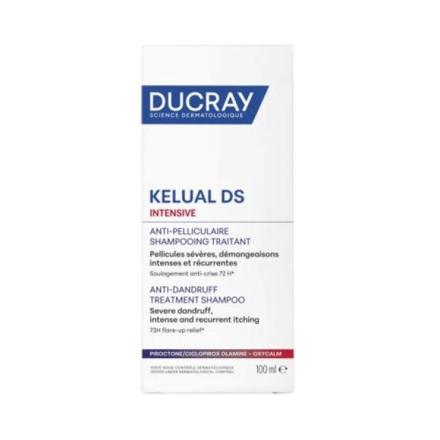 Ducray Kelual DS Intensive Σαμπουάν Αγωγής κατά της Πιτυρίδας 100ml
