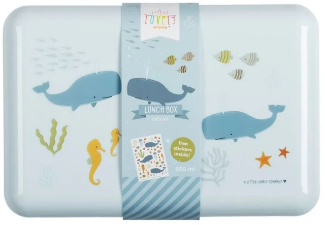 A Little Lovely Company Lunch Box Ocean 850ml