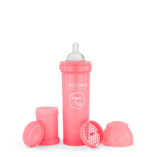Twistshake Μπιμπερό Πλαστικό 4m+ κατά των κολικών 330 ml