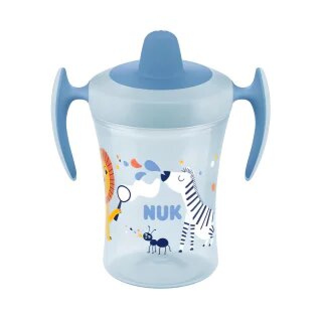 NUK Trainer Cup με ρύγχος 6m+ 230ml Χρώμα Μπλε, 1τμχ