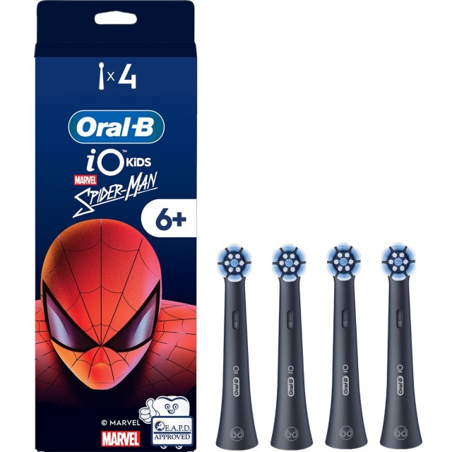 Oral-B iO Kids Marvel Spider-Man Ανταλλακτικές Κεφαλές, 4τμχ