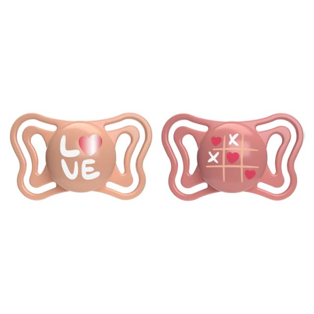 Chicco Physio Forma Light Πιπίλα Σιλικόνης 16-36m Χρώμα Πορτοκαλί, 2τμχ