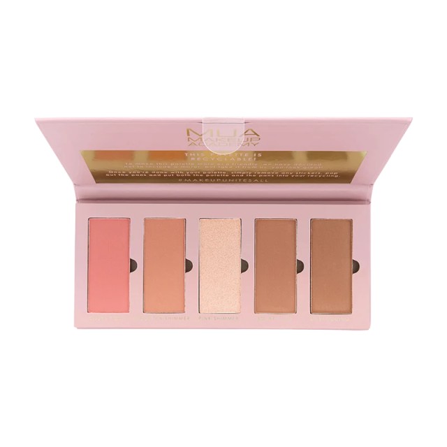 MUA Goddess Glow Face Palette