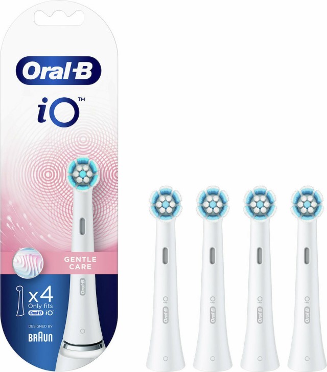 Oral-B iO Gentle Care Ανταλλακτικές Κεφαλές, 4τμχ