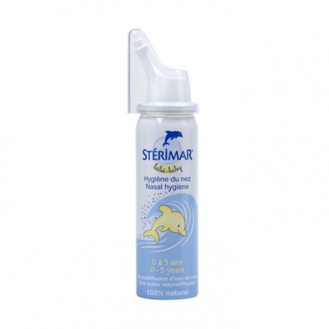 Sterimar Nasal Hygiene Baby 50ml (Διάλυμα Θαλασσινού νερού 0-3 ετών)