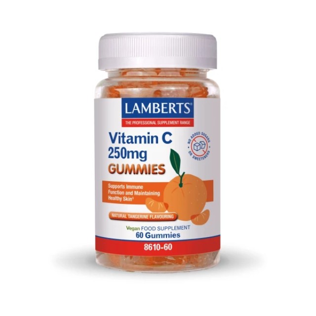 Lamberts Vitamin C 250mg 60 Ζελεδάκια
