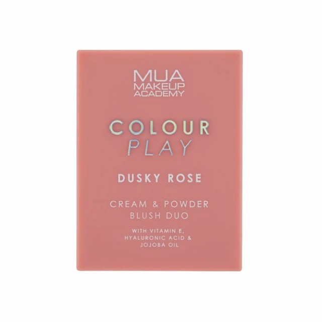 MUA Colour Play Cream & Powder Blush Duo Dusky Rose