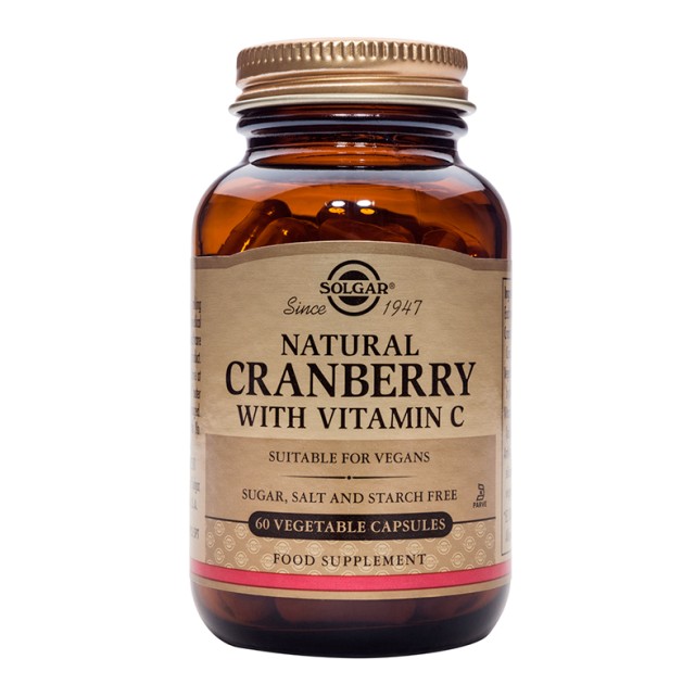 Solgar Cranberry with Vit. C 60 Vegetable Capsules