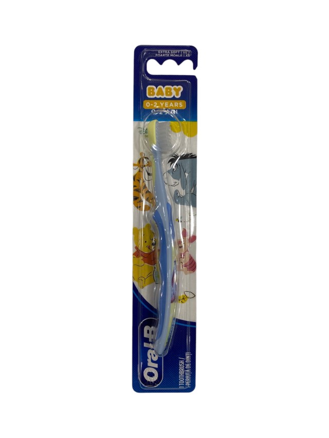 Oral-B Βρεφική Οδοντόβουρτσα Baby Extra Soft 0-2 years Χρώμα Μπλε, 1τμχ