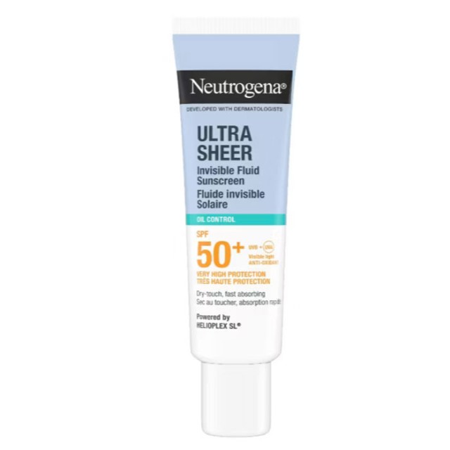Neutrogena Ultra Sheer Invisible Fluid Sunscreen Oil Control SPF50+ 50ml