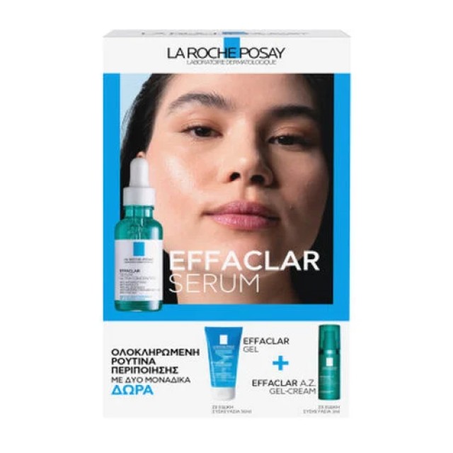 La Roche Posay Promo Effaclar Serum 30ml & Δώρο Effaclar Gel 50ml & Effaclar A.Z Gel-Cream 3ml