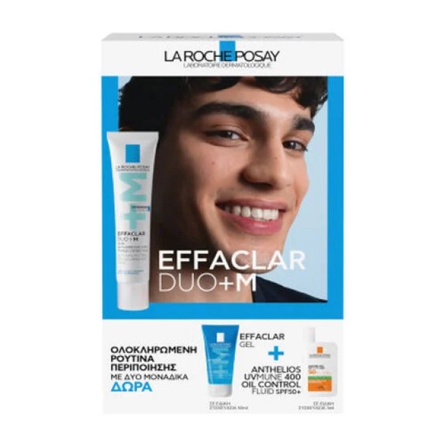 La Roche Posay Promo Effaclar Duo+ M & Δώρο Effaclar Gel 50ml & Αnthelios UVMune 400 Oil Control Fluid SPF50+ 3ml