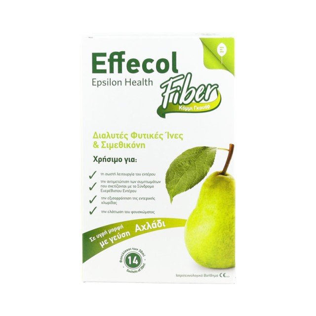 Epsilon Health Effecol Fiber με Γεύση Αχλάδι 14 φακελίσκοι των 30ml