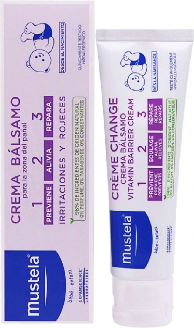 Mustela Vitamin Barrier Cream 1-2-3 150ml