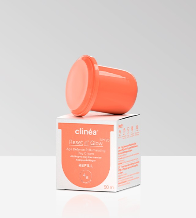 Clinea Refill Reset N Glow Age Defense & Illuminating Day Cream SPF20 50ml