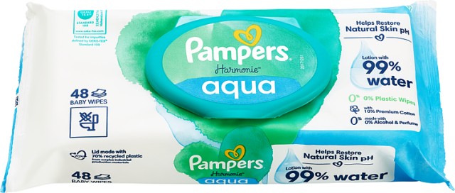 Pampers Harmonie Aqua 48τμχ