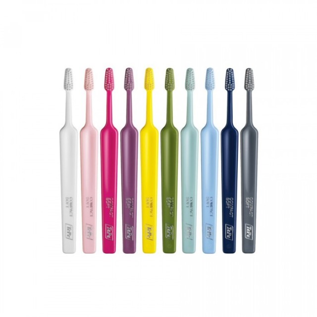 TePe Select Compact Soft Οδοντόβουρτσα Χρώμα Ροζ, 1τμχ