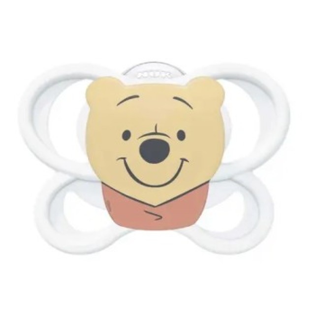 NUK Perfect Match Air Disney Winnie the Pooh Πιπίλα Σιλικόνης 0-6m Χρώμα Λευκό, 1τμχ
