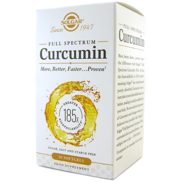 Solgar Full Spectrum Curcumin 30 soft gels