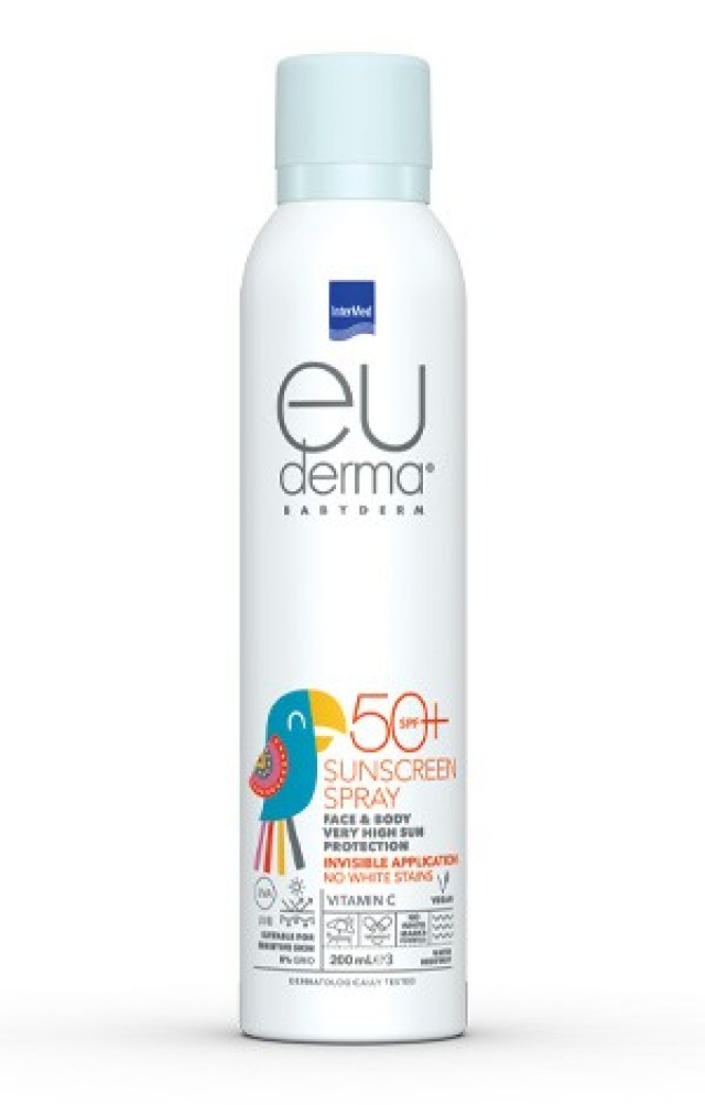 Euderma Babyderm Sunscreen Spray SPF50+ 200ml