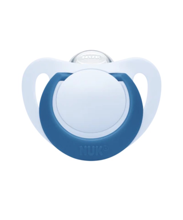 NUK Star Πιπίλα Σιλικόνης 18-36m Χρώμα Μπλε, 1τμχ