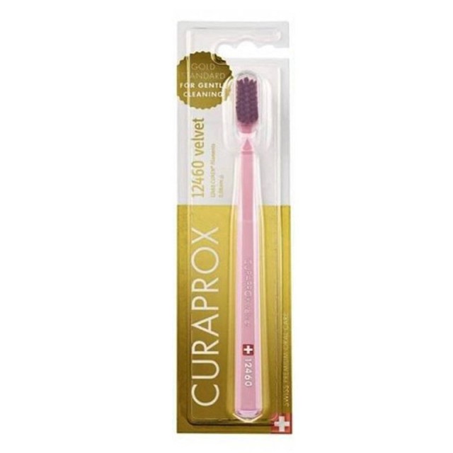 Curaprox 12460 Velvet Χρώμα Ροζ-Κεραμιδί, 1τμχ