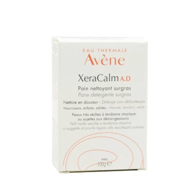 Avene XeraCalm A.D Υπερλιπαντική Στερεή Πλάκα Καθαρισμού 100gr