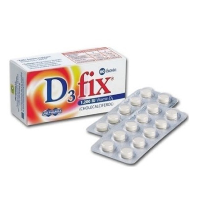 Unipharma D3 Fix 1200IU 60 Tablets