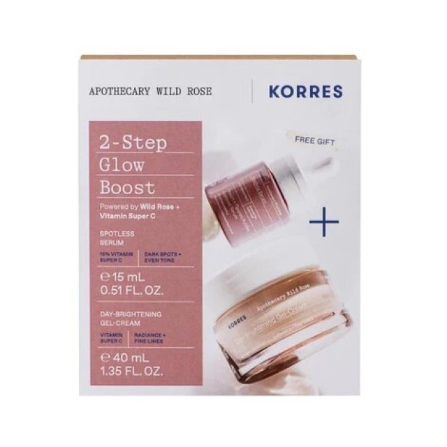 Korres Apothecary Wild Rose 2-Step Glow Boost