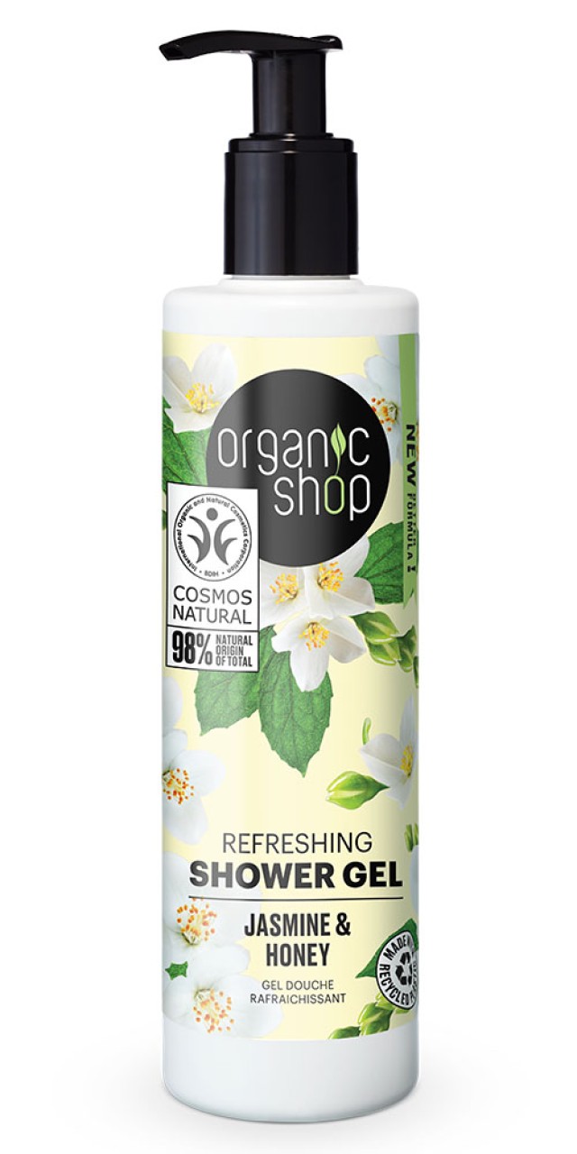 Natura Siberica Organic Shop Refreshing Shower Gel Jasmine & Honey 280ml