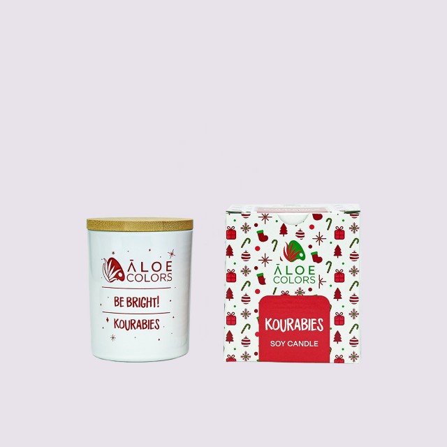 Aloe Colors Scented Soy Candle Kourabies 150gr