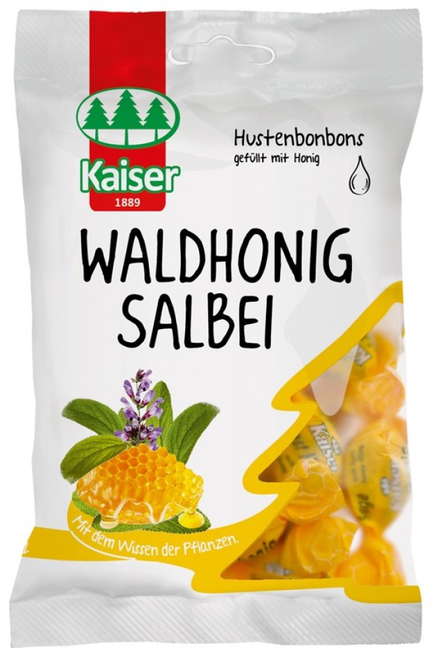 Kaiser Καραμέλες Waldhonig Salbei 90g