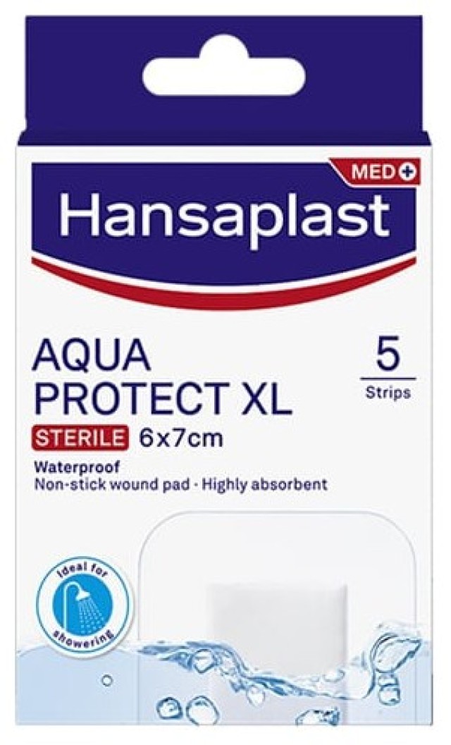 Hansaplast Aqua Protect  XL 6x7cm, 5τμχ