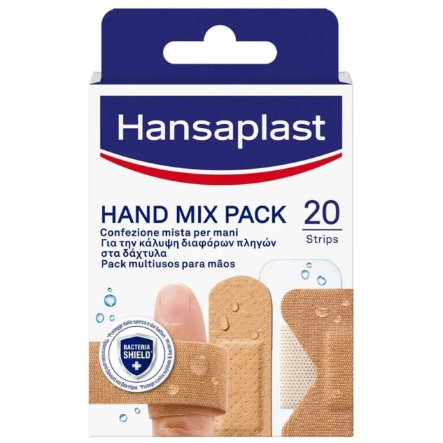 Hansaplast Hand Mix Pack, 20τμχ