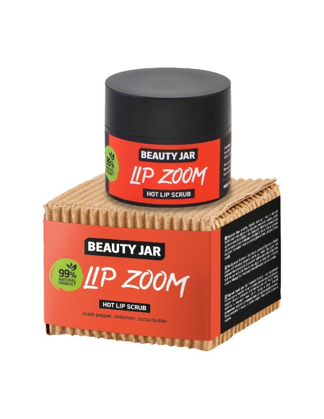 Beauty Jar “LIP ZOOM” Ζεστό scrub χειλιών, 15ml