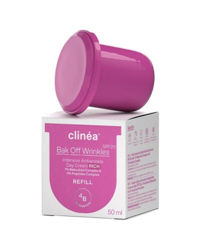 Clinea Refill Bak Off Wrinkles Day Cream Rich SPF20 50ml