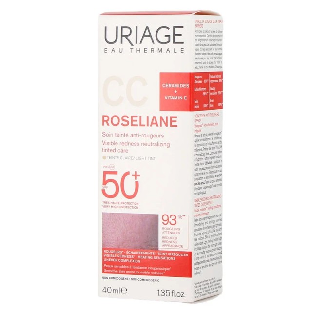 Uriage Roseliane CC Cream SPF50+ Light Tint 40ml