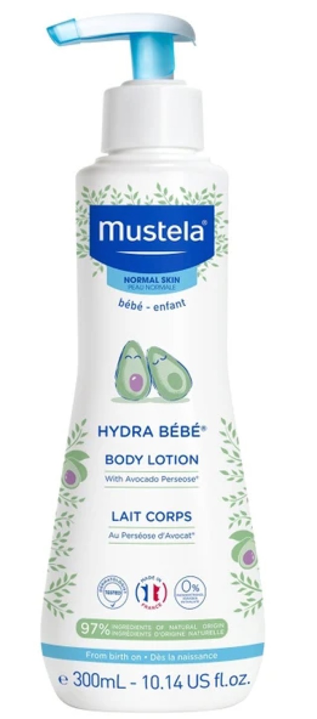 Mustela Hydra Bebe Body Lotion, Βρεφική Ενυδατική Κρέμα Σώματος, 300ml