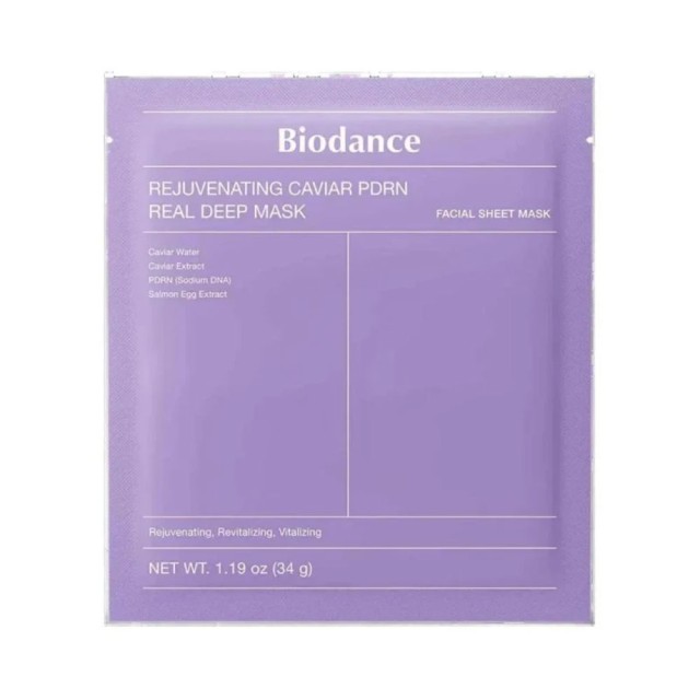 Biodance Rejuvenating Caviar PDRN Real Deep Mask - Μάσκα Εντατικής Αναζωογόνησης & Λάμψης
