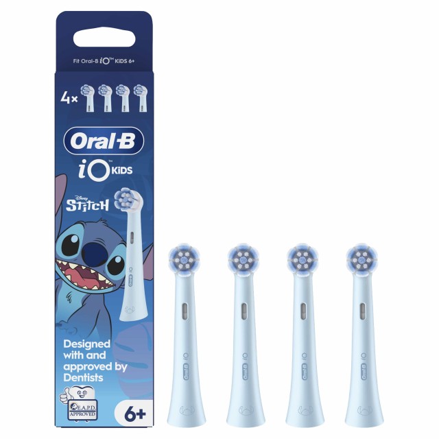 Oral-B iO Kids Disney Stitch Ανταλλακτικές Κεφαλές, 4τμχ